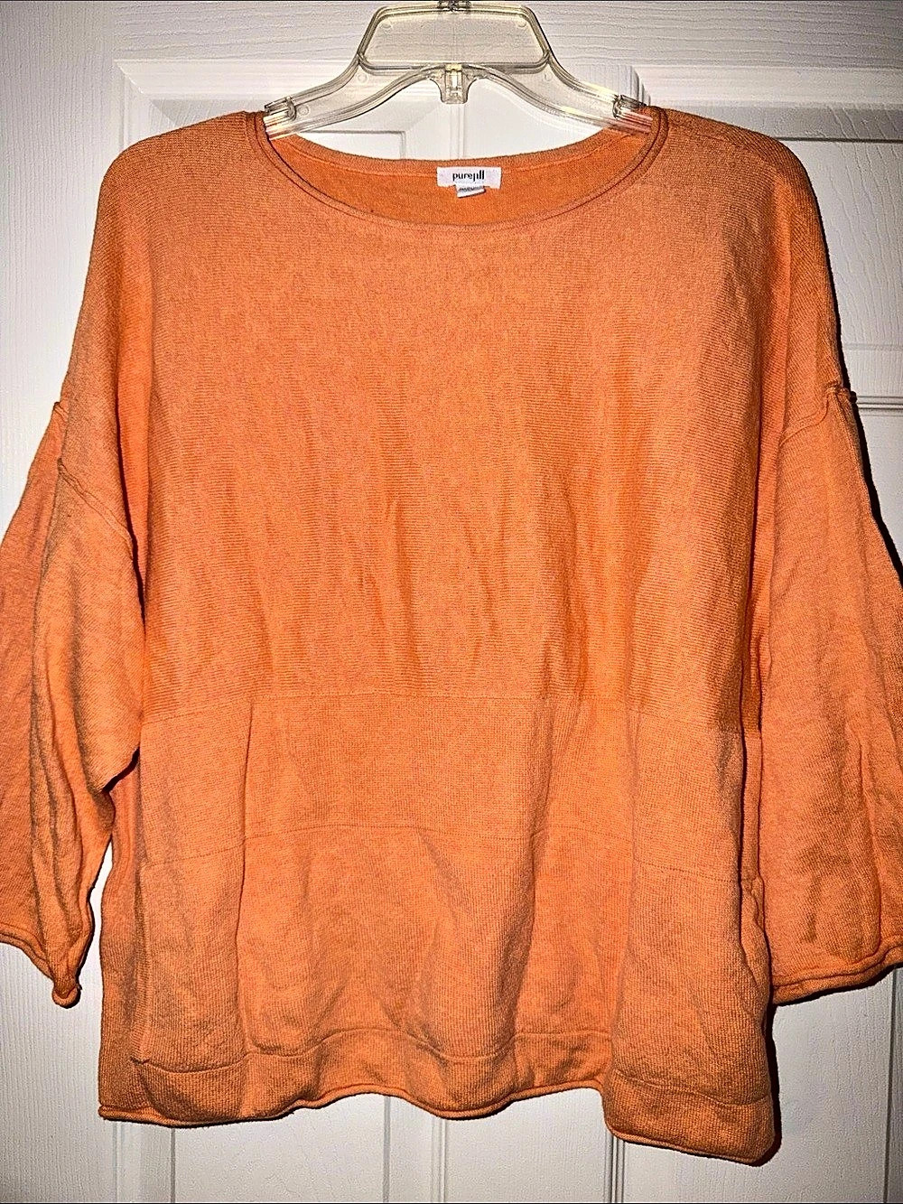 purejill Orange Long Sleeve Tunic Size XS